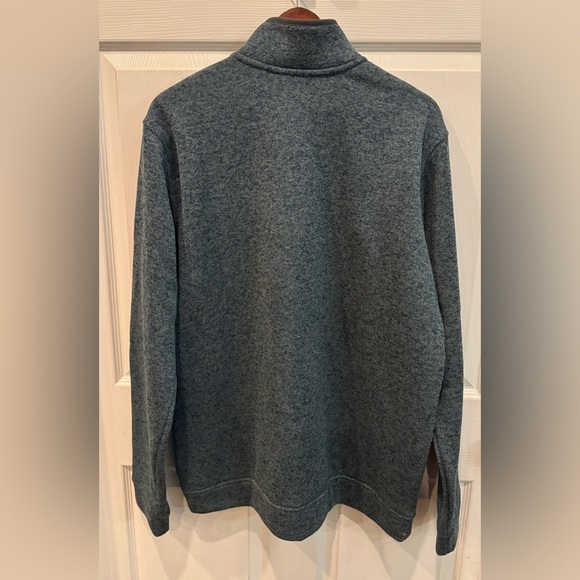 Eddie Bauer Radiator Fleece Men's Blue Pullover T-Snap Sweatshirt Size Tall XL - Picture 2 of 9